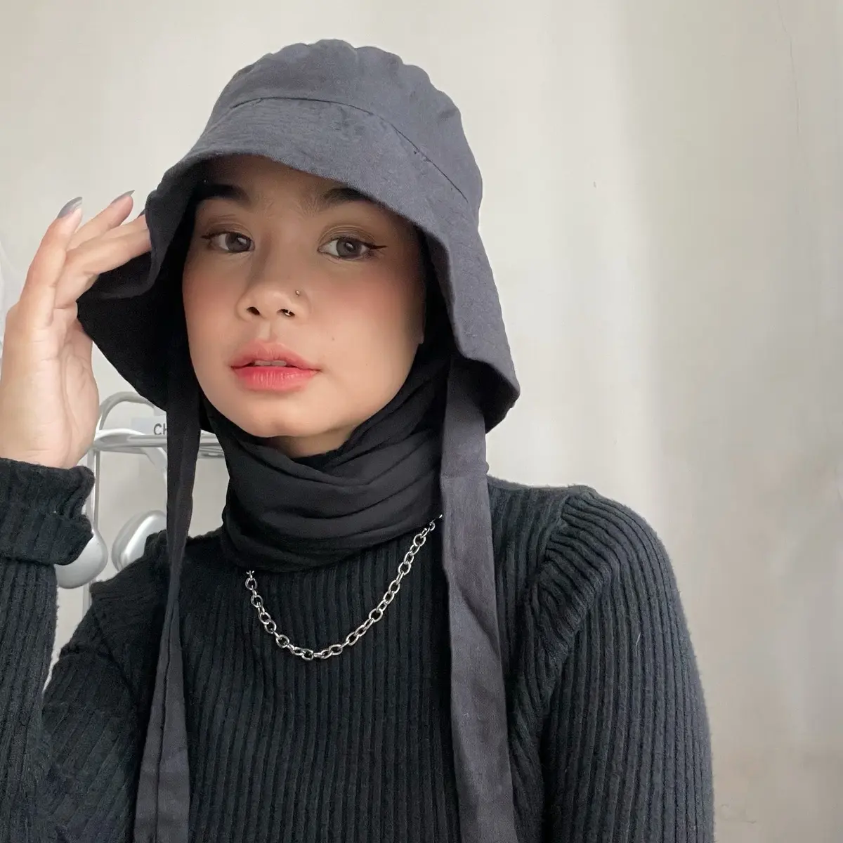 CLARA TOPI PASHMINA INSTANT/TOPI BUCKET HAT INSTANT / PASHMINA TOPI INSTANT Muslim Wanita Kerudung