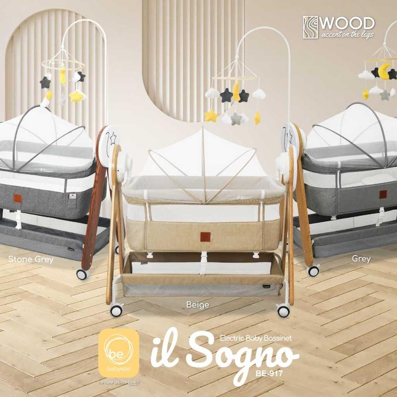 Baby Elle Box Bayi BabyElle Novelty BE 915 Baby Bed and Co Slepper / Babyelle il Sogno Box Bayi Bisa Ayun Otomatis 6