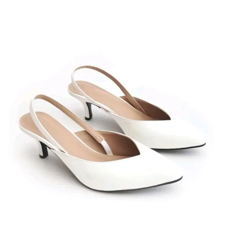 sandal heels wanita bapau karet/ hak 5 cm High 1