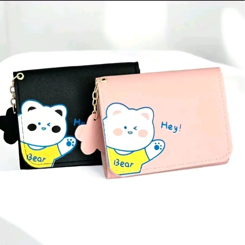 Dompet Kecil Hey Bear Korea 11 x 8 cm unik lucu Teddy Karakter