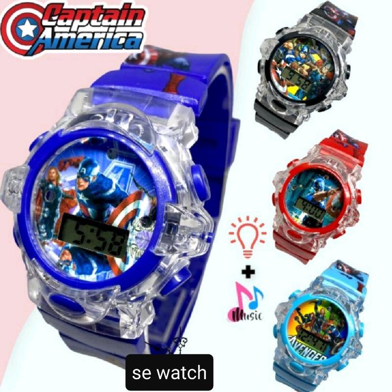 xmarion TERBARU....Jam Tangan Anak Cowok Ada Lampu dan Music melody 1