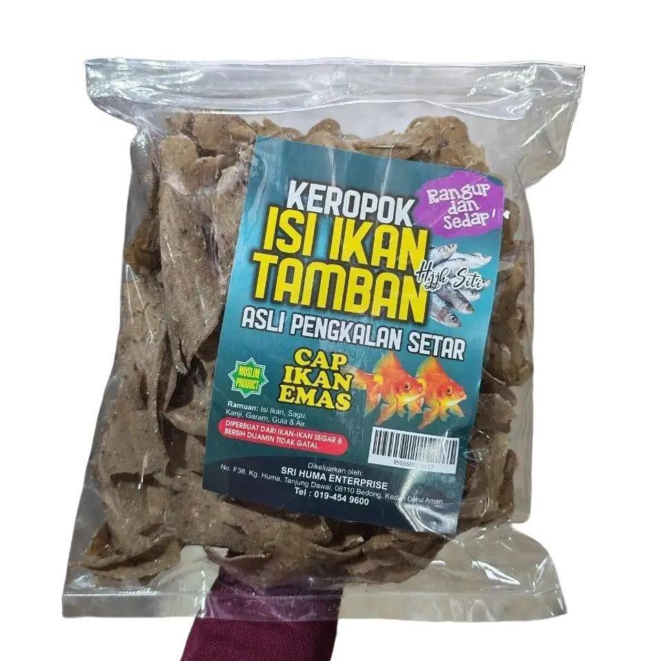 (260g) Keropok Isi Ikan Tamban | Cap Ikan Emas | Asli Pengkalan Setar | Dried Snacks — Product image