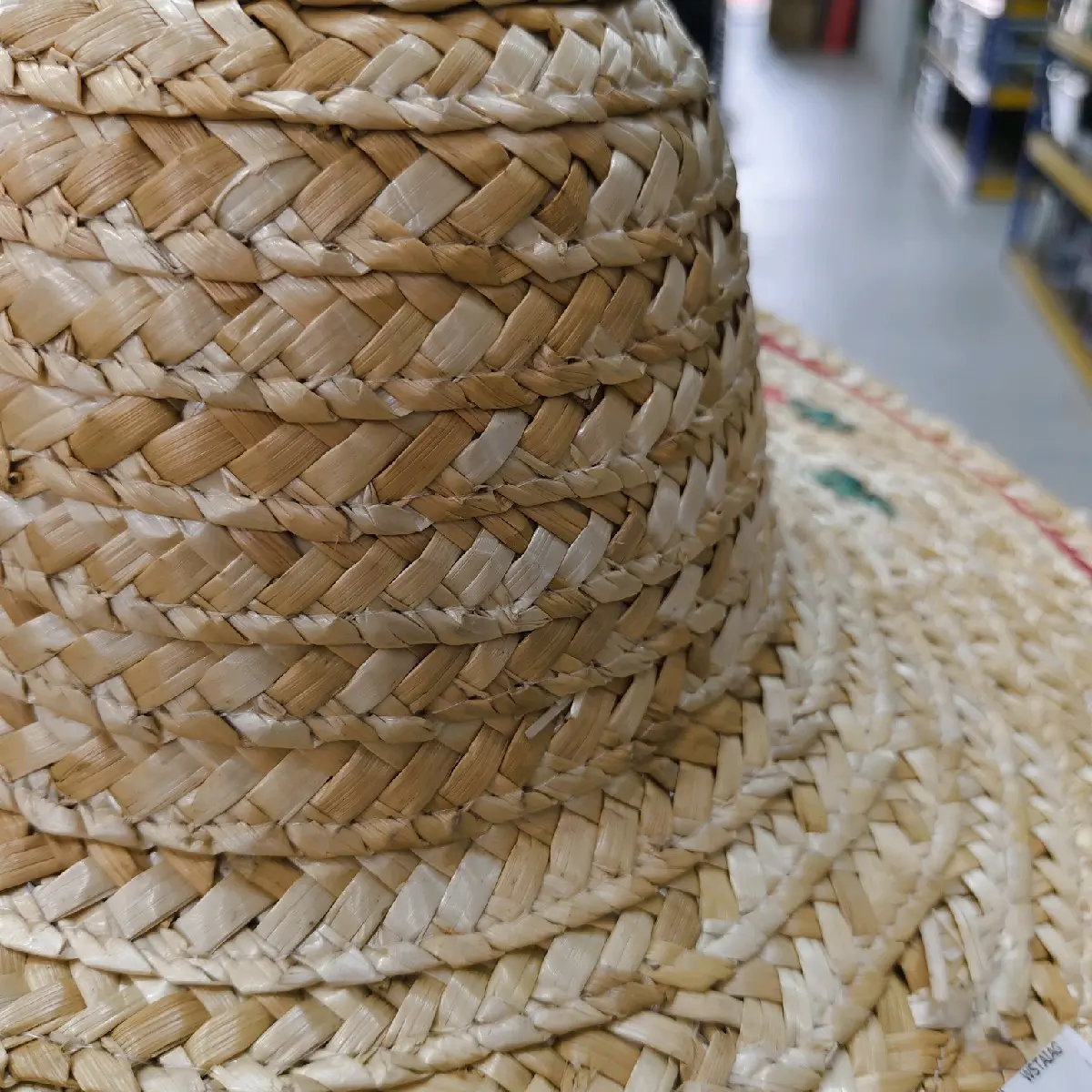 Big Grass Straw Hat / Topi Kerja Rumput Jerami Petani / Topi Kebun / 20"