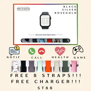 SmartWatch Pro T9 Paket Lengkap 8 Tali