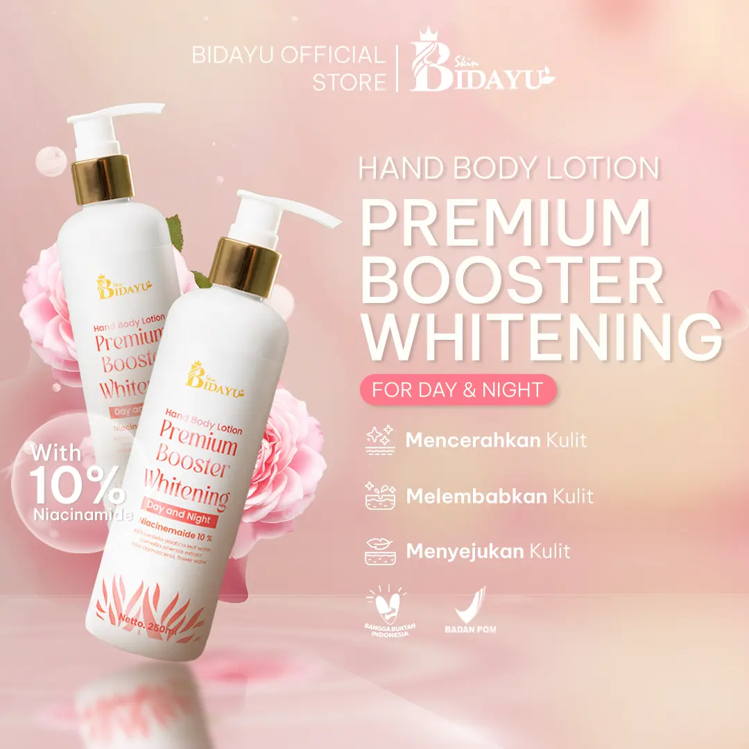 [Bundling 2PCS] HB Dosting Premium Body Lotion – Brightening & Deep Hydration with 10% Niacinamide, Tria Acid & Shea Butter – mencerahkan, menghaluskan, dan menutrisi kulit sepanjang hari