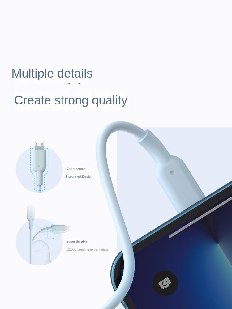 Product Introduction of Anker 321 Powerline II USB-C with Lightning Cable high-speed charging via Power Delivery MFi Certified A8632 Charger Connector Device Electronic Mobile Cellphone Smartphone 3