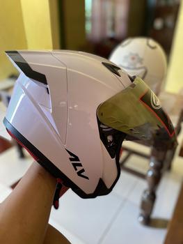 Product Review of Helm ALV ULTRON PRO Solid Original Half Face Untuk Pria dan Wanita Dewasa SNI from 🐳**🐳 0