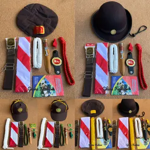 Set Atribut Pramuka Anak SD SMP SMA - Topi, Kacu, Tanda Pengenal, dan Lain-lain