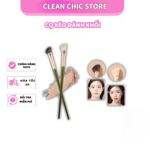 Cọ Phấn Mắt, Một Mảnh, Có Đầu Lông Ngựa Đen, Cũng Có Thể Dùng Cho Cọ Phấn Mắt, Cọ Tạo Đường Viền, Cọ Nhòe