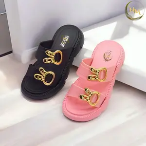 Sandal Selop Anak Perempuan Sendal Fashion Jelly Anak Cewek Korea Wedges Kekinian Lentur Anti Slip Sepatu Kaki