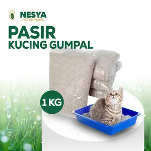 Pasir Gumpal Wangi 1Kg Pasir Kucing Hamster Anjing