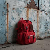 Gambar Ransel anak sekolah Korduroi Merah backpack style Uniseks Fashion Bags - Korduroi Merah, L dari Polofelix Kota Administrasi Jakarta Timur 2 Tokopedia