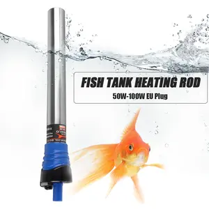 50W/100W Fish Tank Heating Rod 220V EU Plug Adjustable Temperature Thermostat Heater Rod For Fish Tank Water Heating - 100W