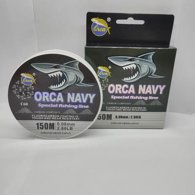 Senar Pancing Orca Navy Flourocarbon 150M 3