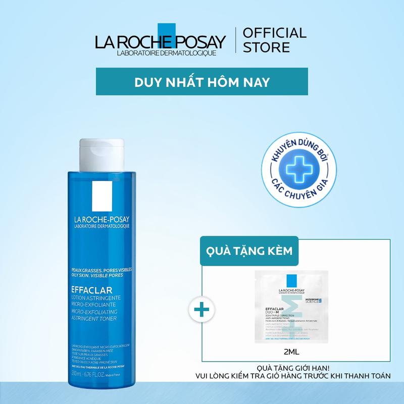 Nước cân bằng giàu khoáng dành cho da dầu La Roche-Posay Effaclar Astringent…