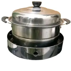Ring Pengaman Api Kompor Gas Stainless 30x5Cm Anti Karat untuk Loyang Martabak & Crepes - Pelindung Api Universal
