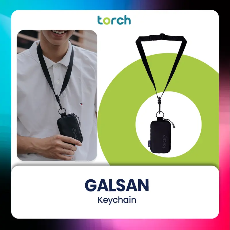 TORCH Dompet Gantung Kartu - Hanging Neck Wallet Card Holder Galsan Id Pria 0