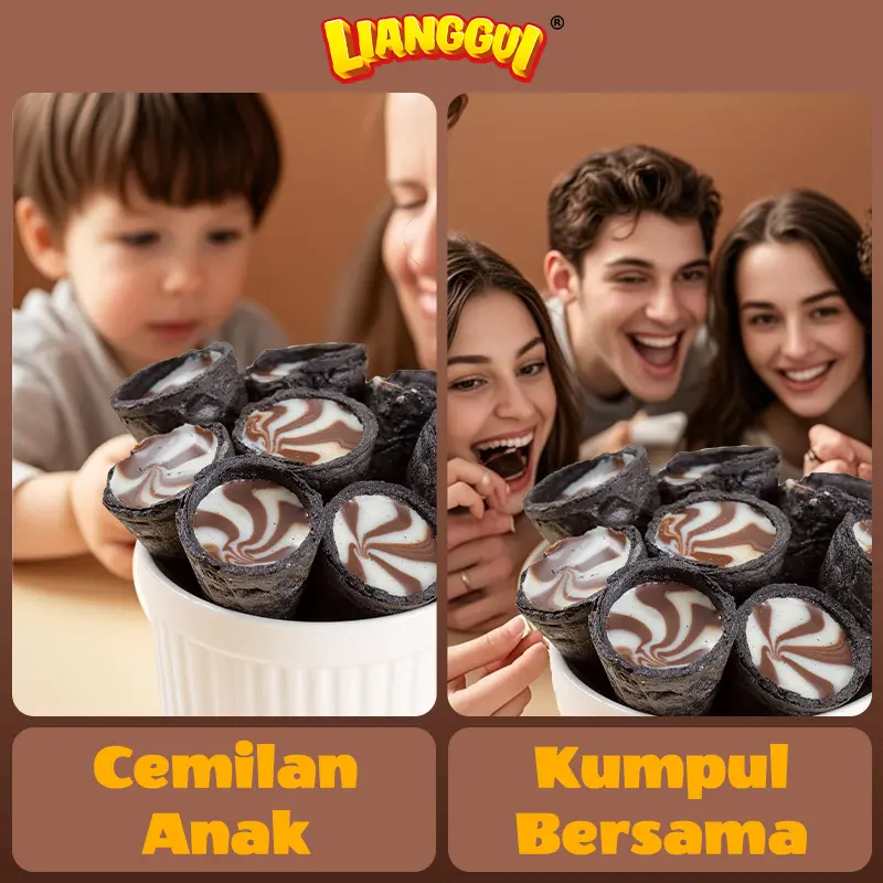 [HALAL] Lianggui Roll Isi Lezat, Kue Bulat Blaster Coklat! Makanan Ringan Harian & Hari Raya, Beli 12 Gratis 12 Super Worth, 240g Penuh Kotak, Halal untuk Dimakan 4