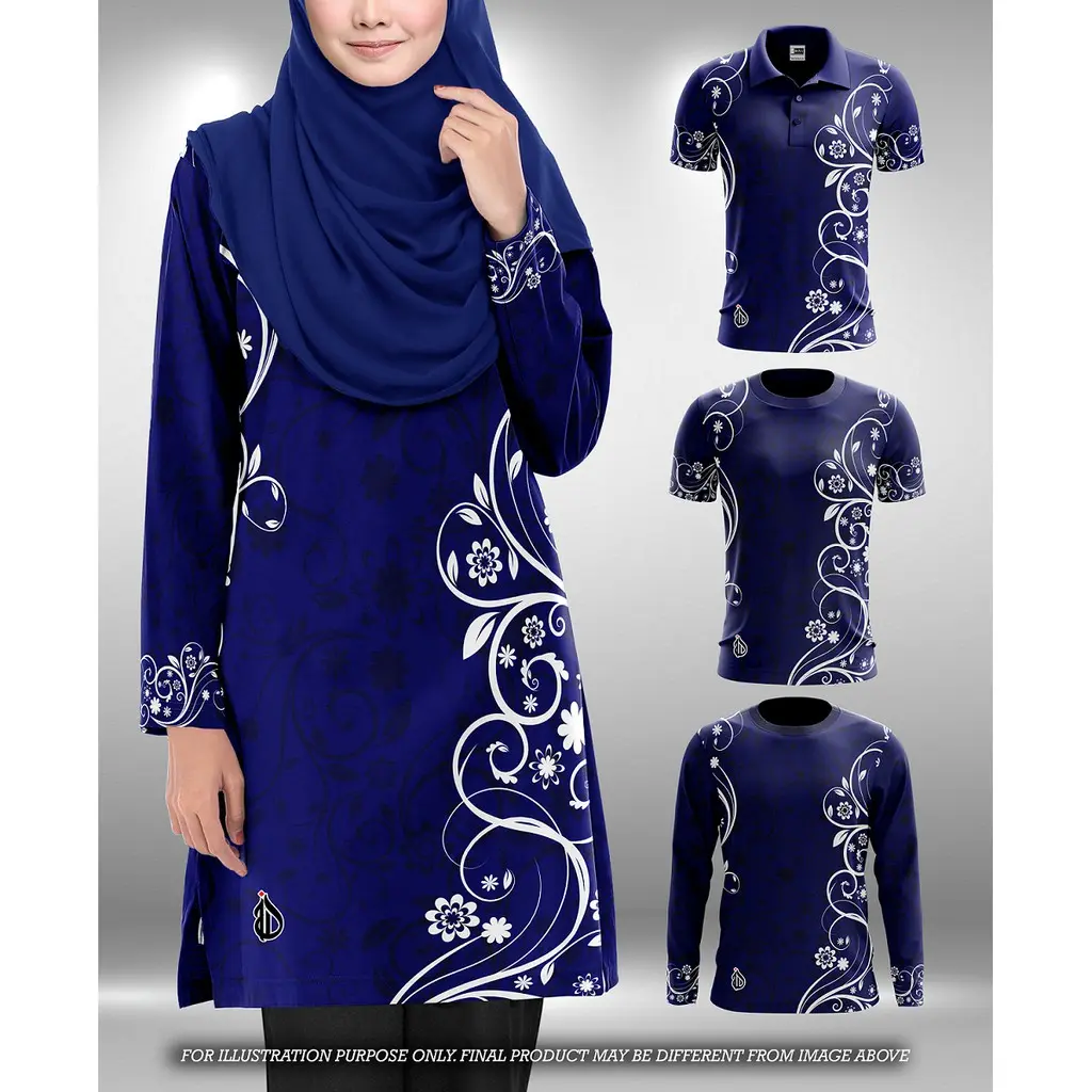 &  - A006 MUSLIMAH JERSEY FAMILY SET