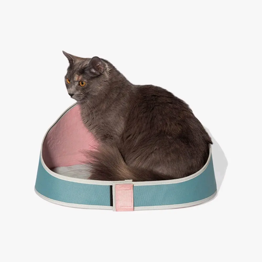 Zee Cat Bed Kombucha Zeecat Bed Perfect for Napping Tempat Tidur Kucing Ultra Nyaman dengan 2 Tekstur Berbeda dan Dasar Anti Selip