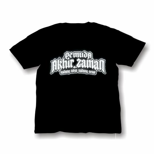 kaos baju pemuda akhir zaman kadang tobat kadang maksiat / cotton combed / hitam tebal distro pria wanita Dewasa Cowok Baju Tshirt Unisex Sablon Keren Atasan Lembut Tulisan 1