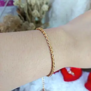 gelang rantai model nori kecil simplr elegant Aksesoris Bracelets