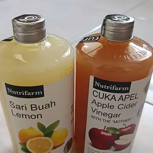 NUTRIFARM PAKET CUKA APEL 500ML DAN SARI LEMON 500ML