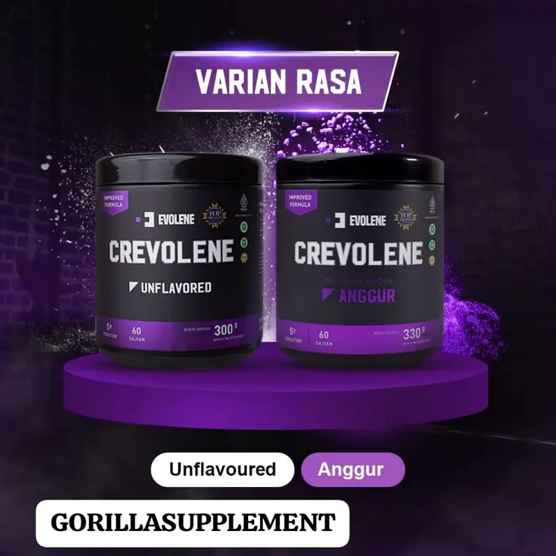EVOLENE CREATINE CREVOLENE CREAPURE MESH 200 PARTICEL SUPLEMEN FITNESS 0