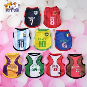 Pakaian Hewan T-Shirt Lucu untuk Kucing & Anjing - Motif Kartun Kelinci, Rompi Kasual Musim Panas