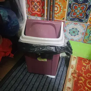 [PROMO 12.12] Tempat Sampah Cokelat Buka Tutup Volume 5 10 15 Liter Original