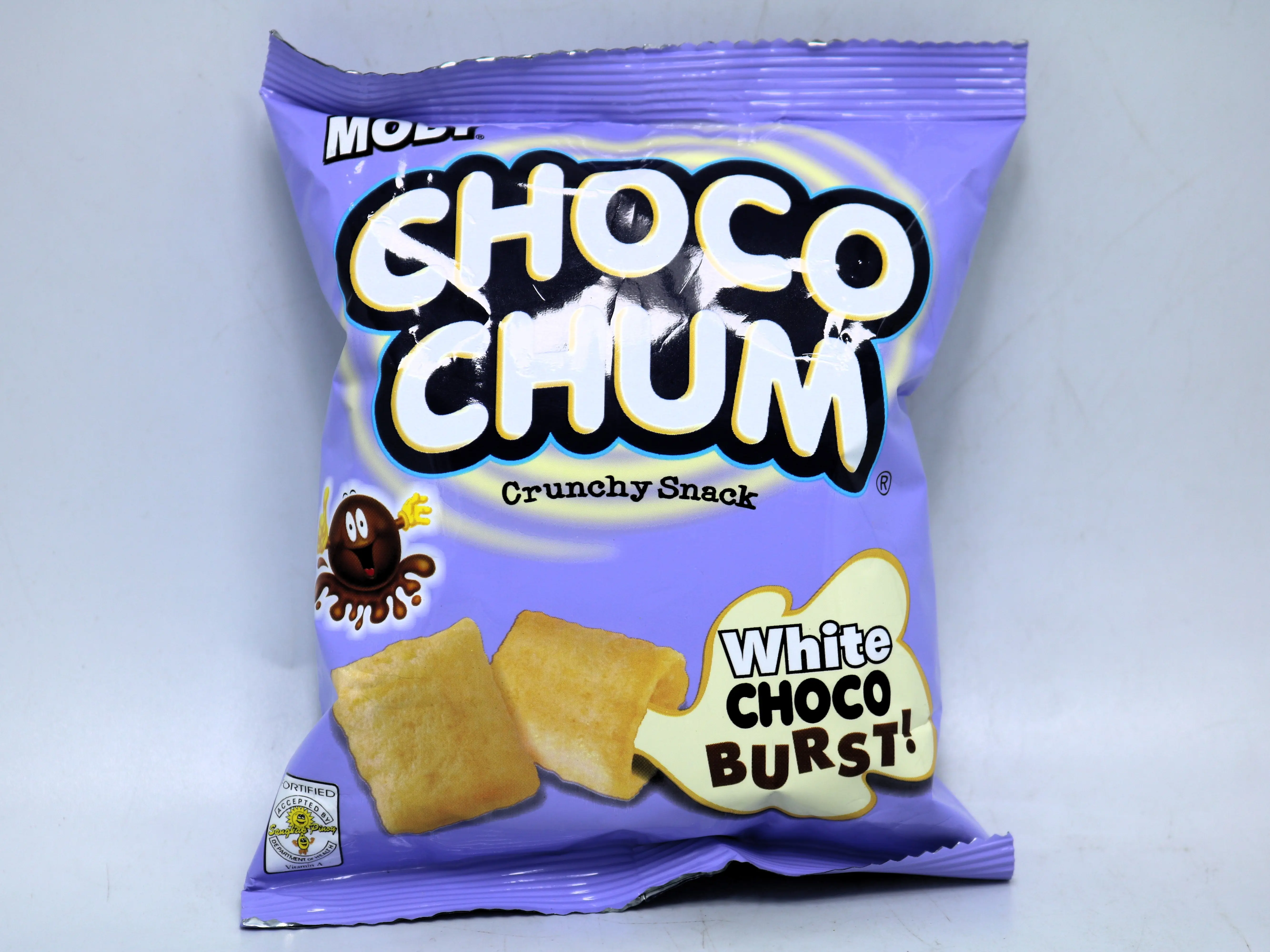 Choco Chum 32g – White Choco Burst! The ultimate crunchy snack with a ...