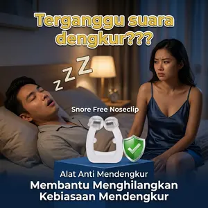 Alat Anti Dengkur Desain Fleksibel & Elastis Snoring Stoper Device Aman & Efektif Untuk Pria & Wanita
