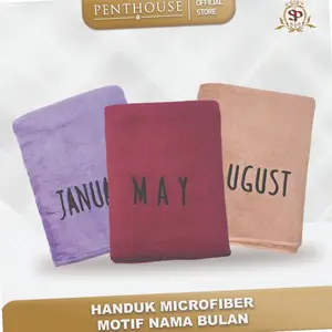 PENTHOUSE Handuk Mandi 50 X 100 / Handuk Microfiber Motif Bulan Lembut Import | Hot Item