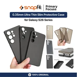 SNAPFIT Case for Samsung Galaxy S26 S25 Ultra Plus SNAPFIT 0.35mm Ultra Thin Slim Tipis Matte Protective Cover Casing - Primary Focuss