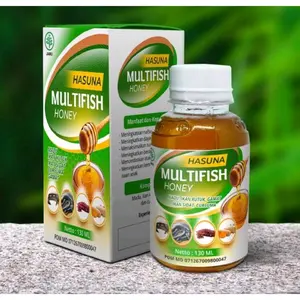 Hasuna Multifish Honey 130 ML, untuk Kesehatan dan Daya Tahan Tubuh Anak