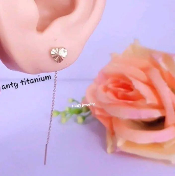 Anting Titanium Juntai style Korea, anting wanita 7