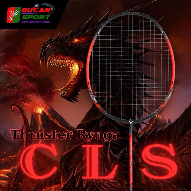 [2025] Vợt cầu lông Victor Thruster Ryuga CLS 2025 màu đỏ đen chính hãng + tặng cước + cuốn cán + túi đựng vợt