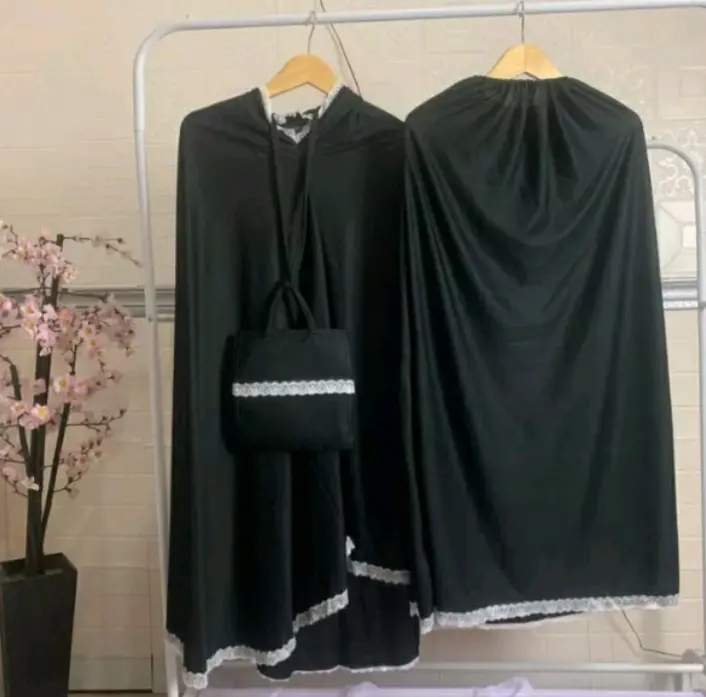 Mekenah dewasa murah, mekenah rendah hyget polos, mekenah amplop renda 3
