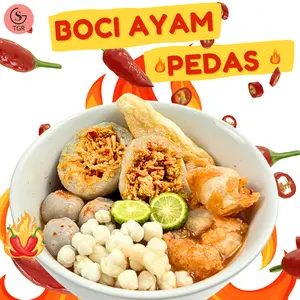 1 BUNGKUS BOCI AYAM SUWIR HOTPOT INSTAN EKONOMIS  Makanan Food Pedas Kuah Seblak - GUDANGSNACK TGR