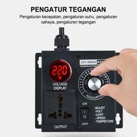 Gambar 4000W AC 220V Motor Speed Controller - Variable Fan Dimmer, Electric Drill Regulator, High Power Thyristor Voltage Adjuster - AC 220V 4000W dari nanwei.id Kab. Tangerang 4 Tokopedia