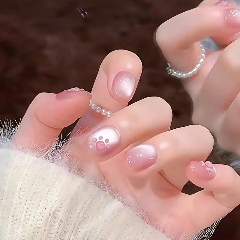 Mã 48 Bộ Nail Box Mắt Mèo Ánh Trăng Xinh Xắn Mã - 48