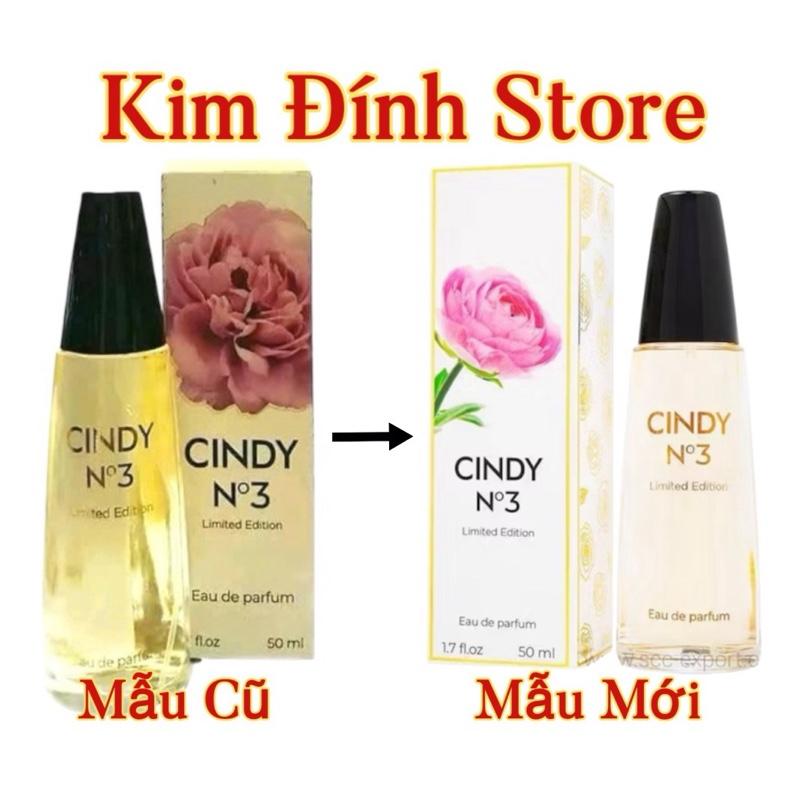 NƯỚC HOA CINDY N°3 50ML PHIÊN BẢN MỚI