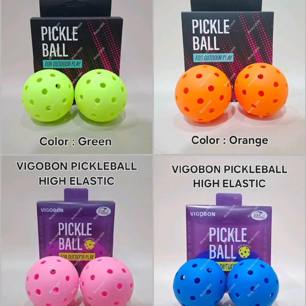 BOLA PICKLEBALL VIGOBON - FOR OUTDOOR PLAY - 40 HOLES (Material TPE ) HIGH ELASTIC - ORIGINAL VIGOBON