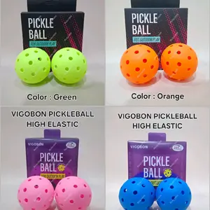 BOLA PICKLEBALL VIGOBON - FOR OUTDOOR PLAY - 40 HOLES (Material TPE ) HIGH ELASTIC - ORIGINAL VIGOBON