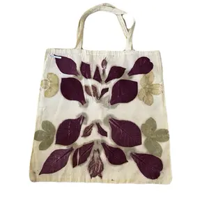 TOTE BAG BUMI SKANSA ECOPRINT - MOTIF DEDAUNAN (LIMITED EDITION) Wanita