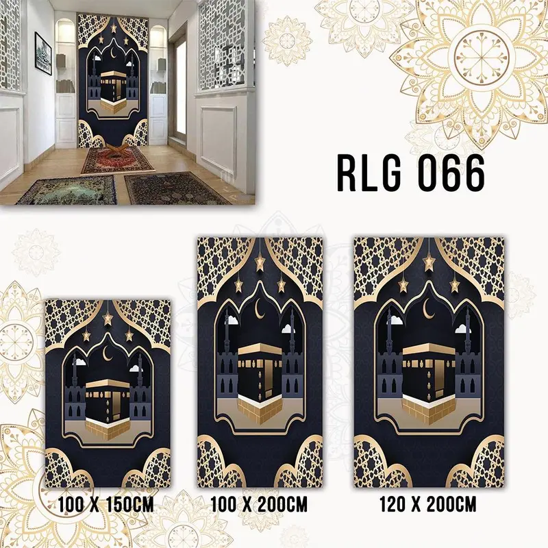 Stiker Dekorasi Musholla Mihrab Dinding Ruang Mushola Wallpaper Islami Muslim Wallsticker Masjid 5