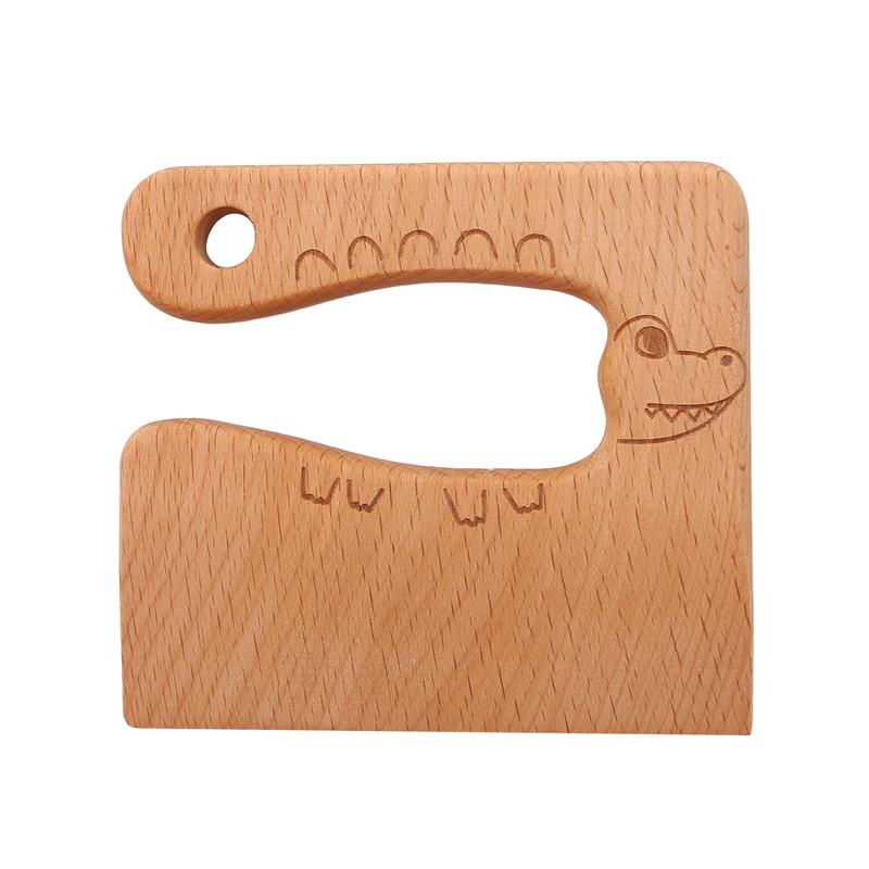 Product Introduction of 1PC Wooden Knife Cooking Safety Cut Fruits Vegetables Kitchen (WeiKitchen) 33
