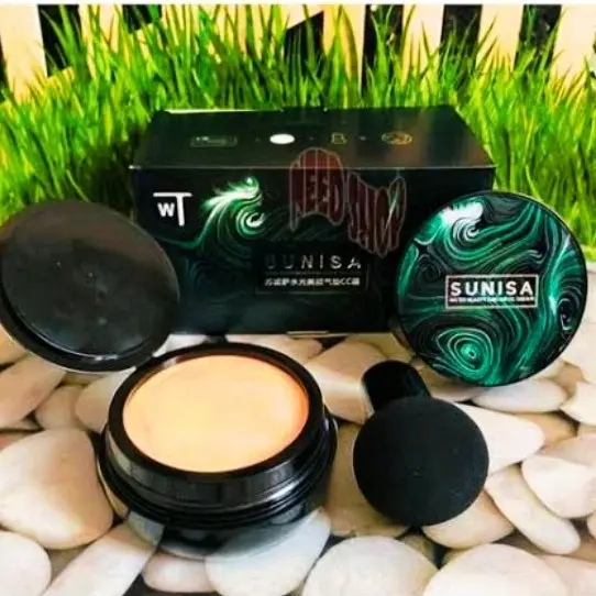 Beli 1 Dpt 2 Pcs Bedak sunisa cushion yang waterprof dan tahan lama pupur bedak murah 2