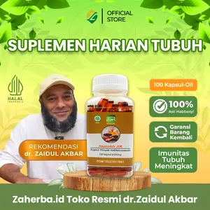 Habbatussauda Oil JSR Rekomendasi Dr Zaidul Akbar - 100 Kapsul