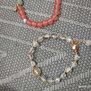 【Yy】l Bracelet Wanita Strawberry Sun Flower Sister Bestie Student Couple Daisy Jewelry